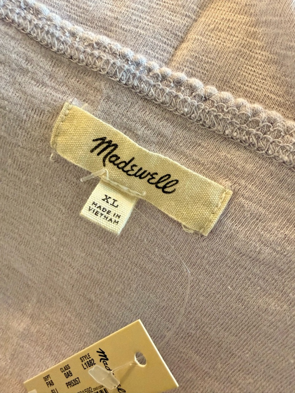 MOVING SALE | Madewell NWT Women’s Scoopneck Baby T-Shirt Sundrenched Lilac, XL - Picture 8 of 8